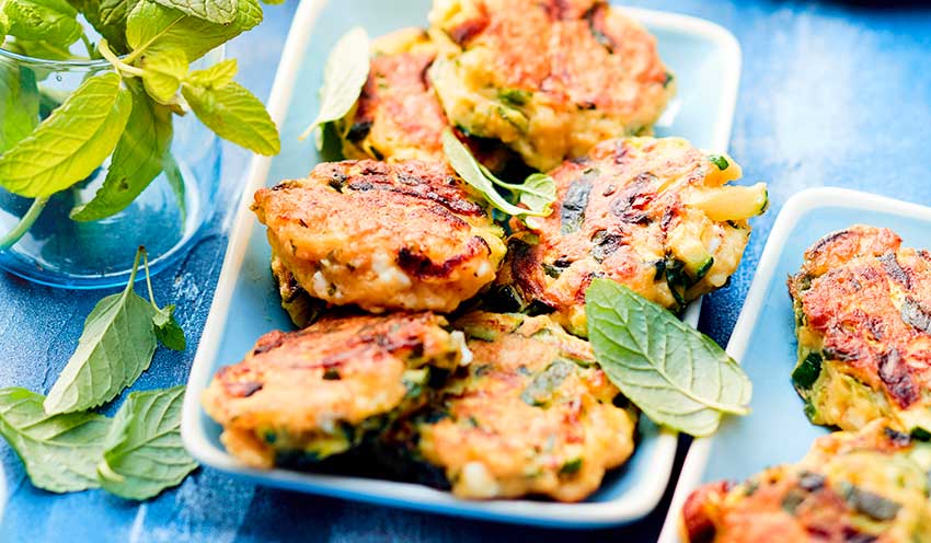 Croquettes grecques aux courgettes et feta