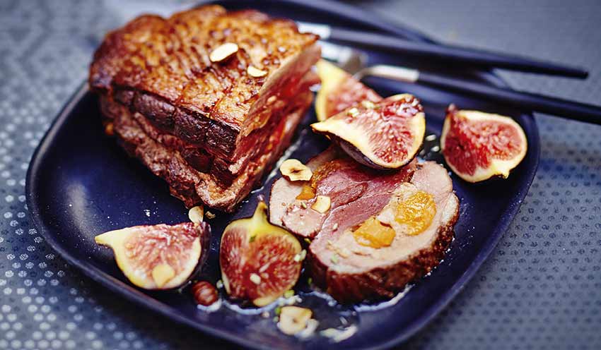 Recette Roti De Magret De Canard Figues Abricots Recettes Les