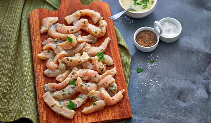 Émincés de poulet au miel et au citron — vue 2