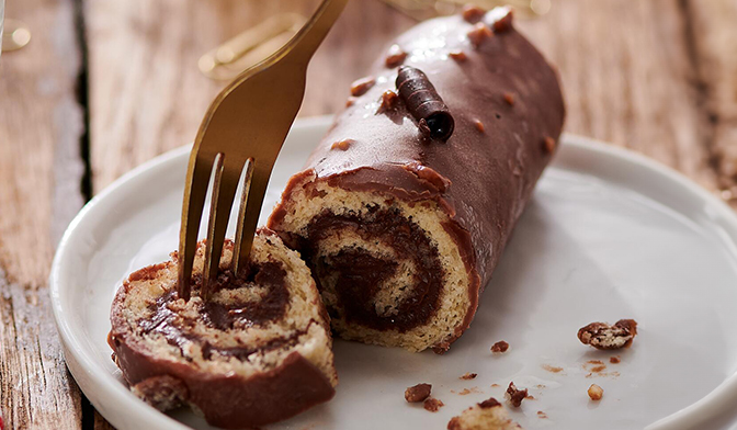 Bûchette au chocolat et à la noisette, 1 part — vue 2