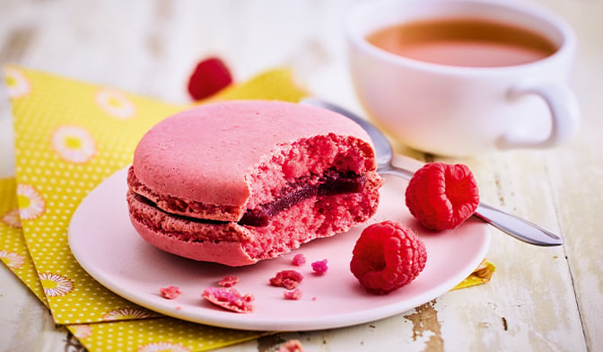 Macaron à la framboise individuel — vue 2
