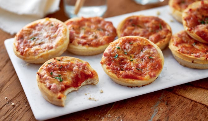 9 mini pizzas jambon-fromage — vue 2