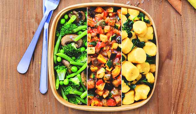 Gnocchi de patate douce et épinards — vue 2
