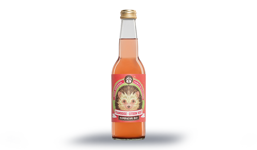 Kombucha framboise citron vert bio — vue 2