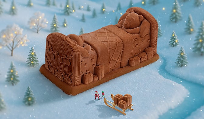 Bûche glacée nuit de Noël, 8 parts — vue 2