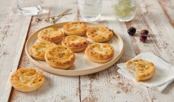 9 Mini-pizzas 3 fromages — vue 2