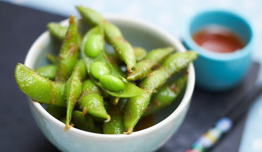 Edamame et sauce épicée — vue 2