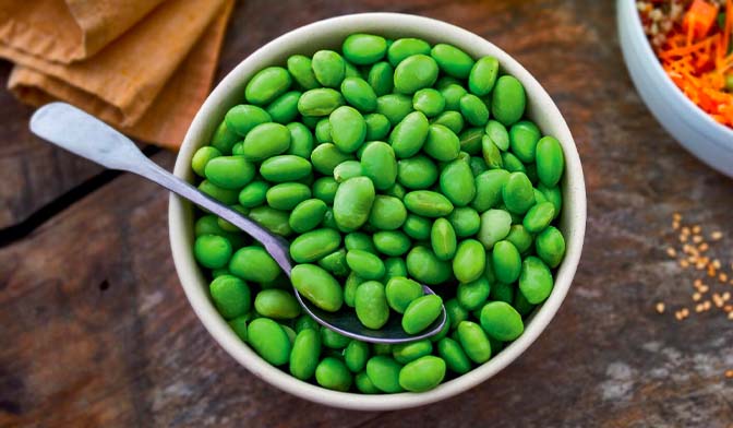 Fèves de soja edamame — vue 2