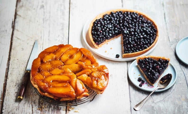 Tarte aux myrtilles — vue 2