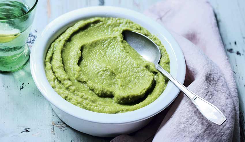 Purée haricot vert, carotte jaune, petit pois — vue 2