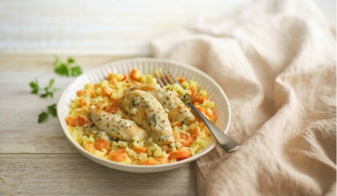 Aiguillettes de poulet à la moutarde et au citron — vue 2