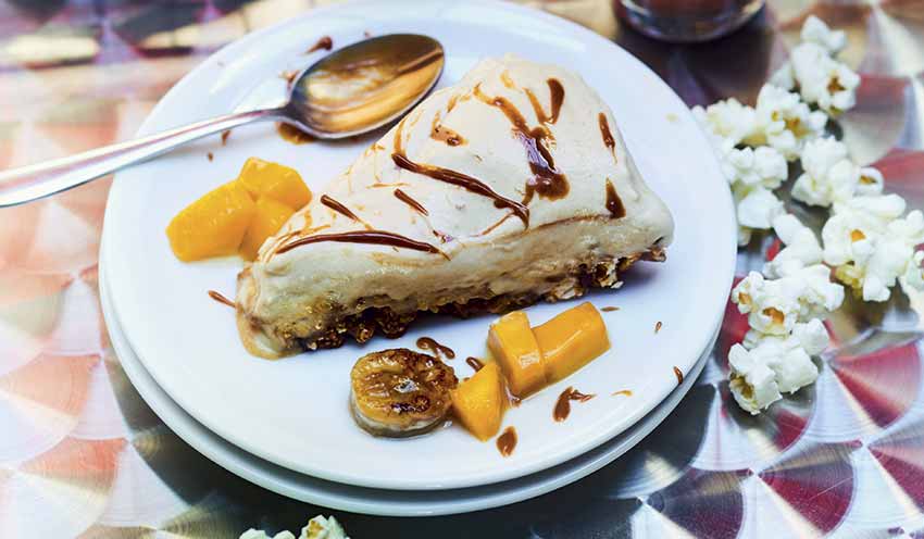 Tarte popcorn fa&ccedil;on banoffee