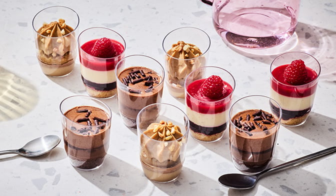 9 Mini-coupes pâtissières fruits rouges — vue 2
