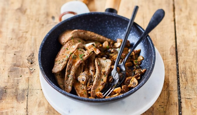 Aiguillettes de canard marinées à la forestière — vue 2