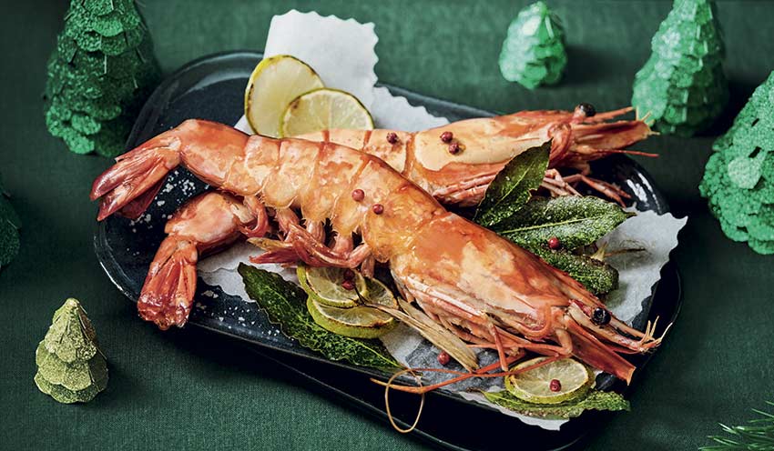 2 gambas sauvages surgelés - Les poissons & crustacés - Picard