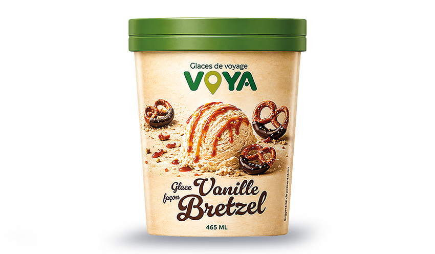 Glace vanille façon bretzel, Voya — vue 2