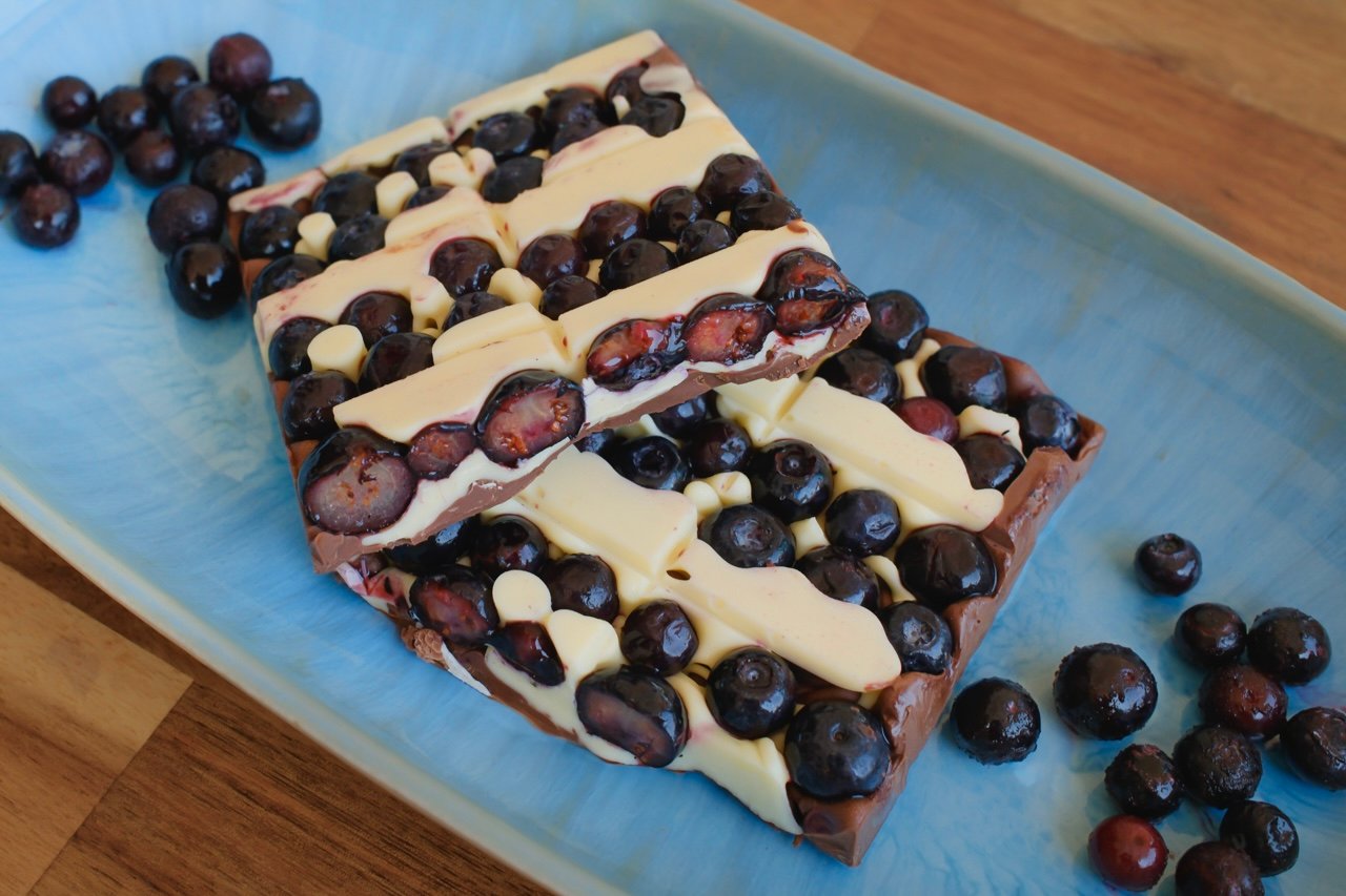 Tablette chocolat myrtilles