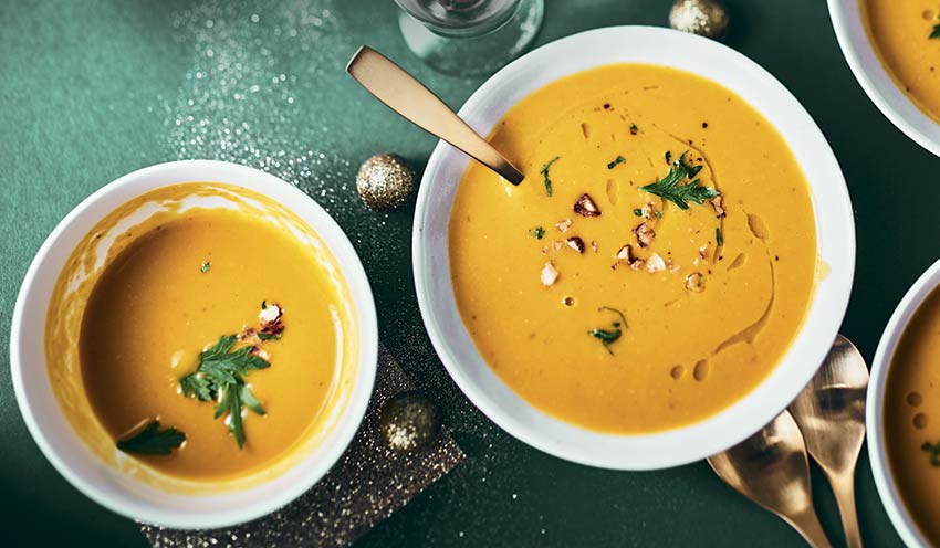 Velouté châtaigne, potimarron, huile de noisette — vue 2