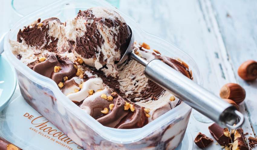 Crème glacée Chocolat - noisette — vue 2