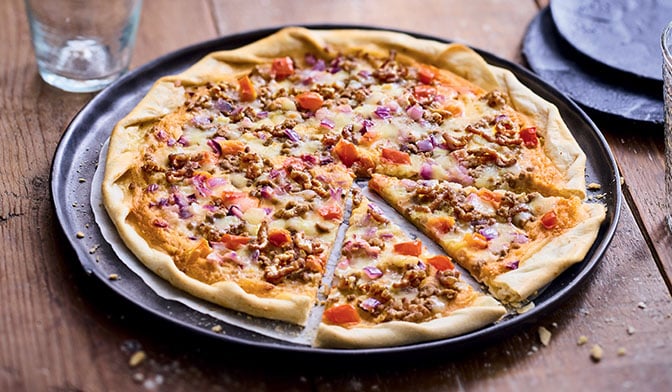 Tarte fine boeuf, cheddar — vue 2