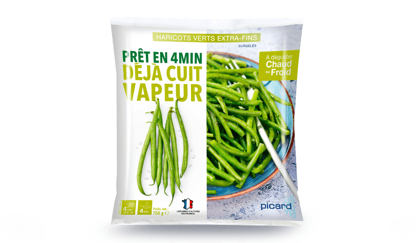 Haricots Verts Extra Fins Surgeles Les Legumes Picard