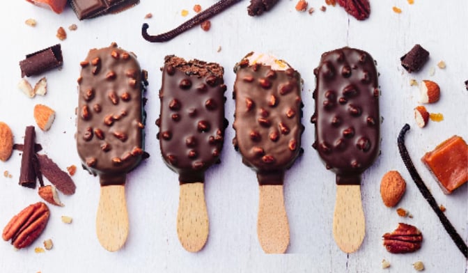 8 mini-bâtonnets vanille et chocolat — vue 2