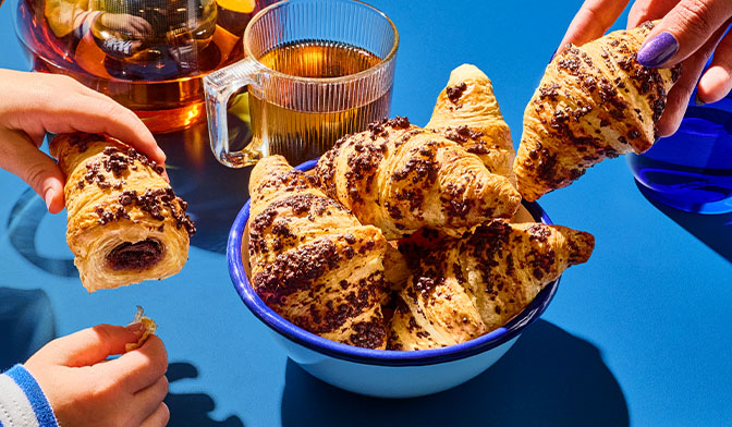 6 Croissants fourrés noisette - cacao — vue 2