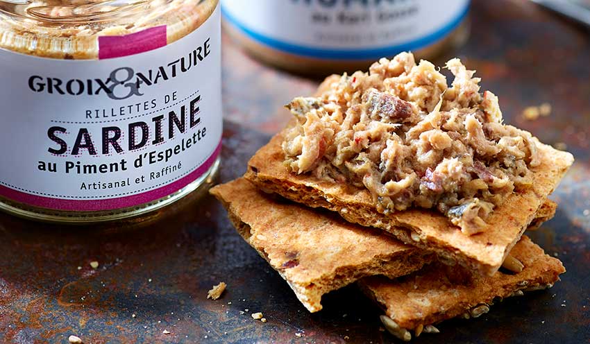 Groix et Nature Rillettes de Sardine au Piment d'Espelette — vue 2