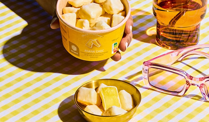 Anana'choc, ananas enrobés chocolat blanc — vue 2