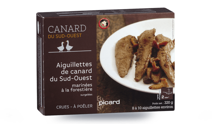 Aiguillettes De Canard Marinees A La Forestiere Surgeles Les