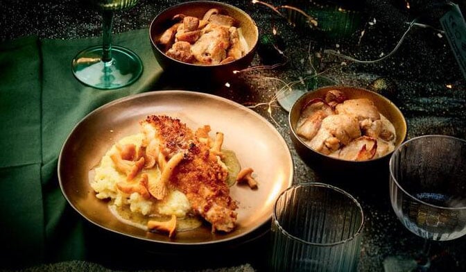 Filet de lotte rôti au pain d’épices