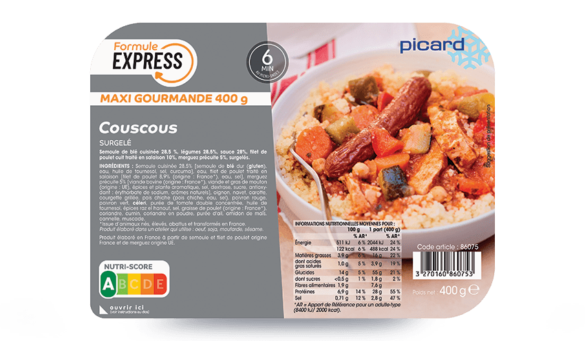 Couscous Surgeles Les Plats Cuisines Picard