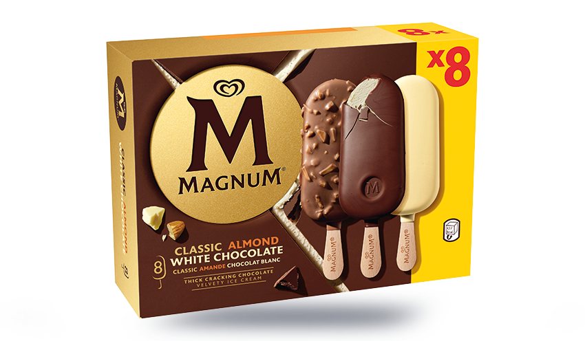 8 Magnum classic, amande et chocolat blanc — vue 2