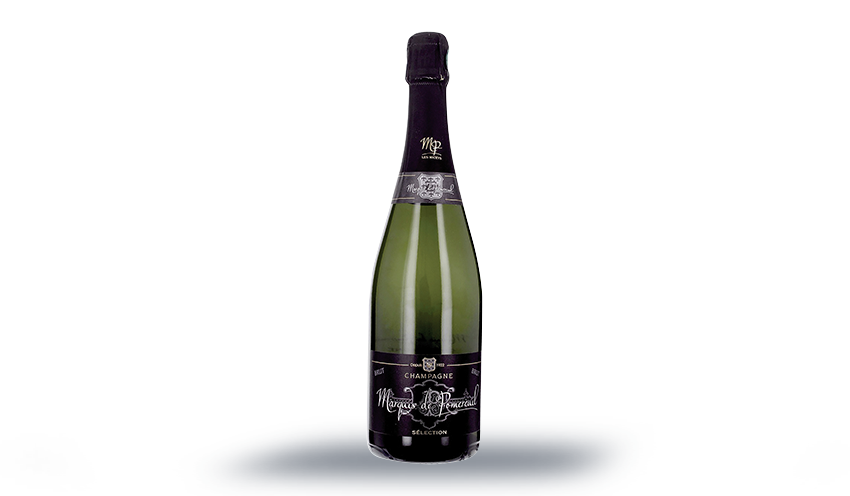 Champagne brut, Marquis de Pomereuil — vue 2