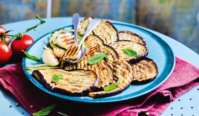 Aubergines grillées sans résidu de pesticides, Italie — vue 2