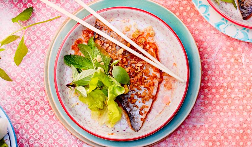 Poisson frit &agrave; la citronnelle
