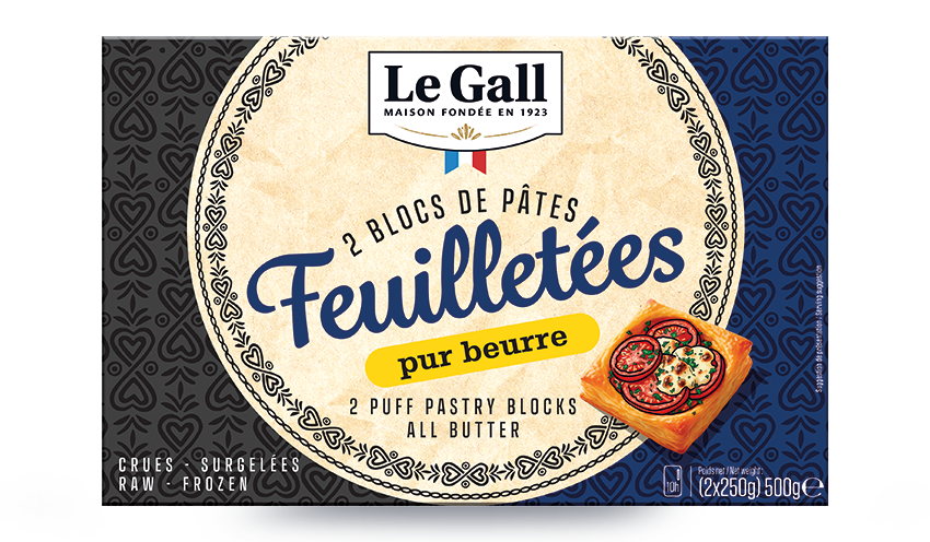 2 pâtes feuilletées bloc Le Gall — vue 2