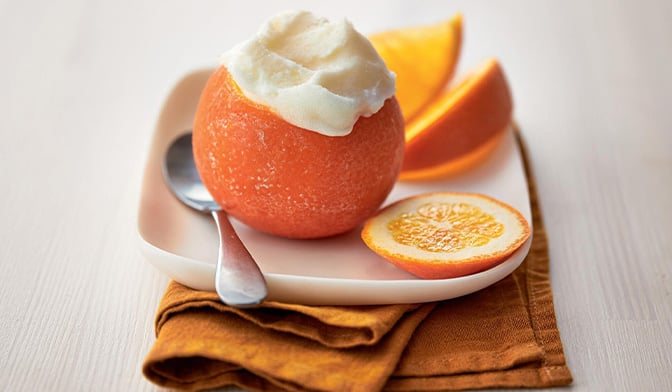4 oranges givrées — vue 2