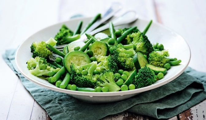 Mélange brocolis, HV, courgettes, garden peas — vue 2