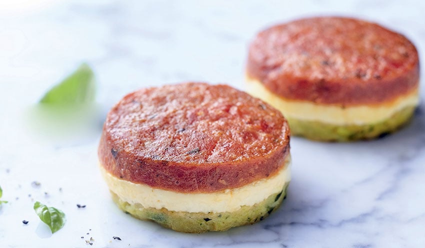 2 Fondants tomate-fromage de chèvre-courgette — vue 2