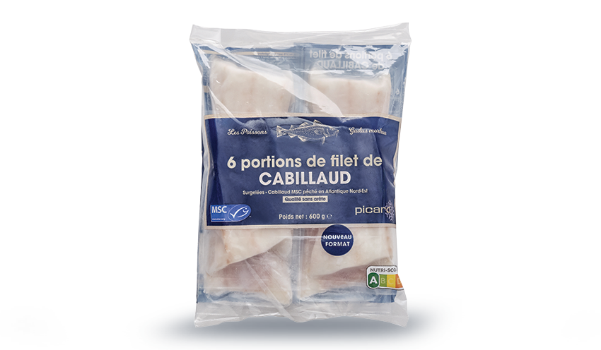 6 portions de filet de cabillaud MSC — vue 2