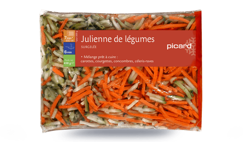 Julienne de légumes surgelés - Les légumes - Picard