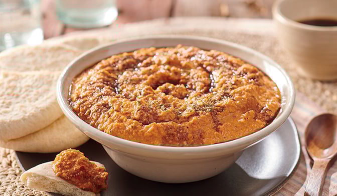 Muhamarra, Tartinade aux poivrons et aux noix