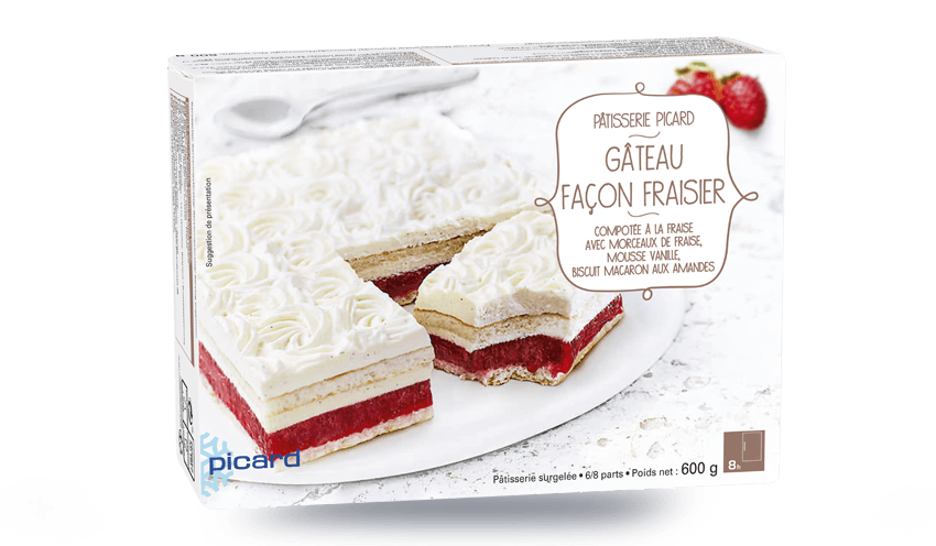Gateau Facon Fraisier Surgeles Les Patisseries Picard