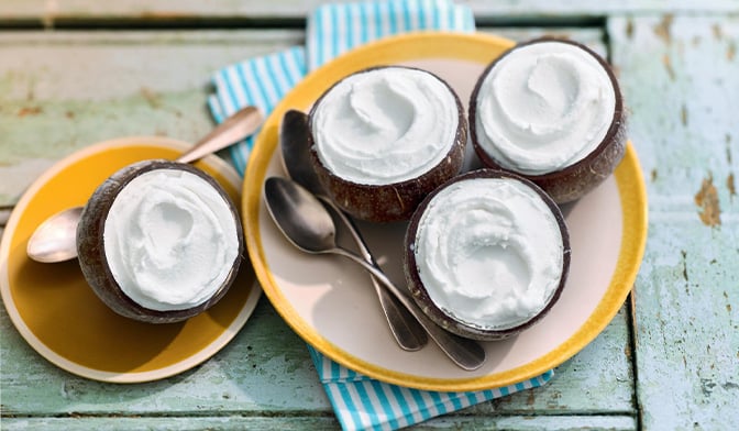 4 noix de coco givrées — vue 2