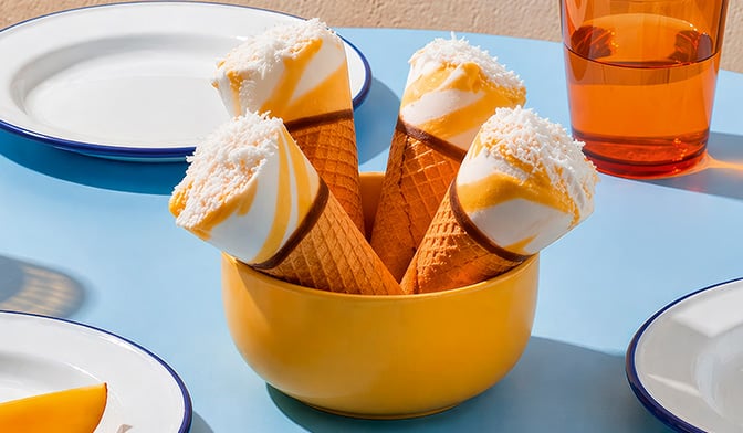 6 cônes mangue-passion et noix de coco — vue 2