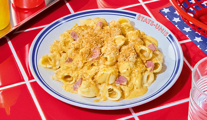 Mac and Cheese au jambon — vue 2