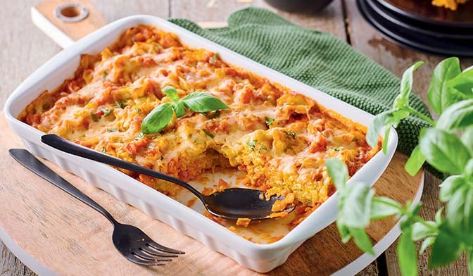 Ravioles gratin&eacute;es &agrave; la tomate