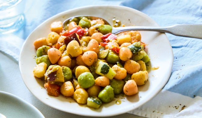 Gnocchis de légumineuses — vue 2