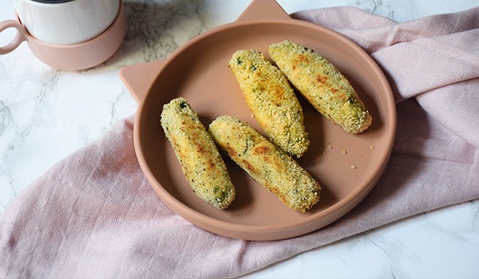 Croquettes poulet et brocolis par Anne-Sophie Vidal